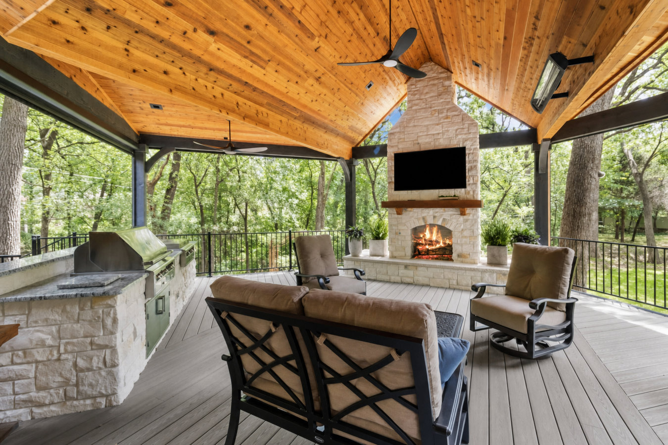 Covered decks and patio covers