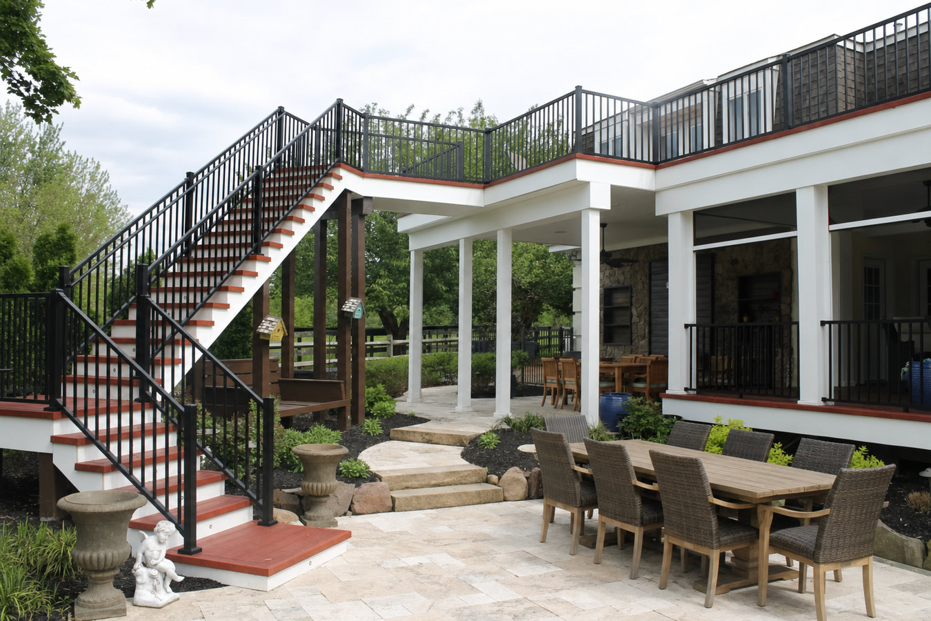 Multi-level decks in Visalia, CA
